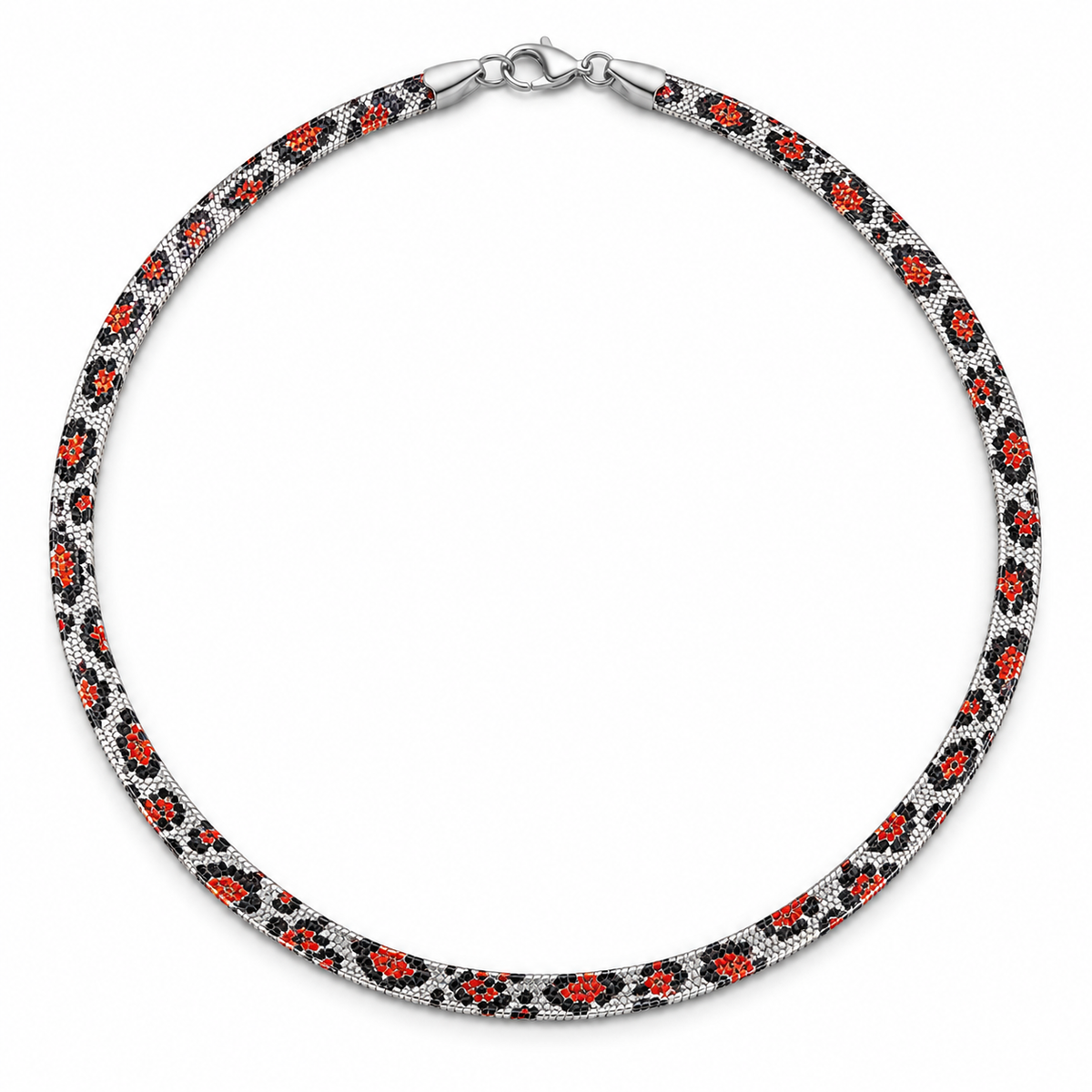 Collar Estampado Serpiente