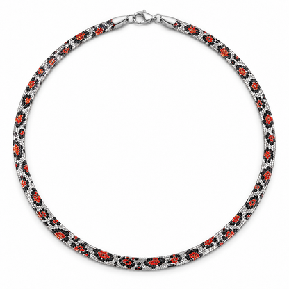 Collar Estampado Serpiente