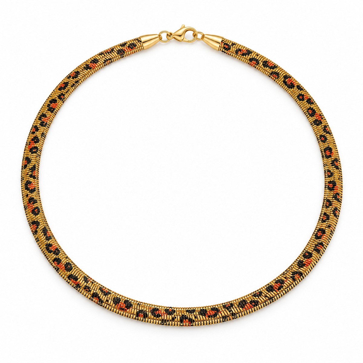 Collar Estampado Serpiente